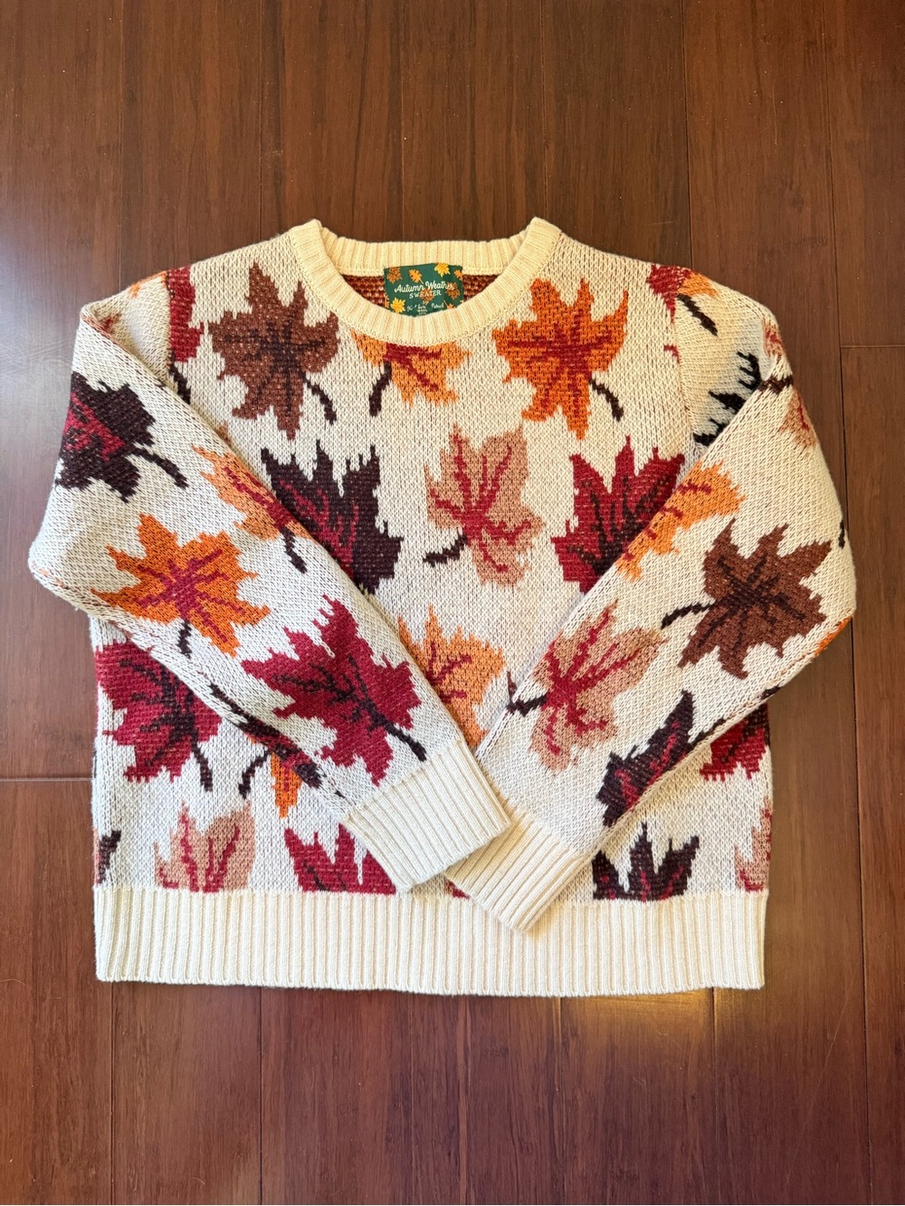 Kiel James Patrick Harvest Leaves Sweater